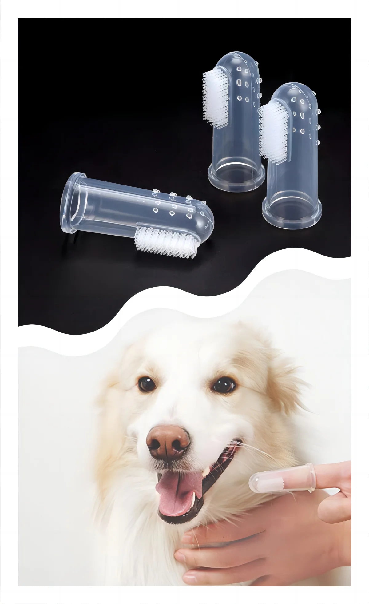 Super Soft Finger Toothbrush for Pets