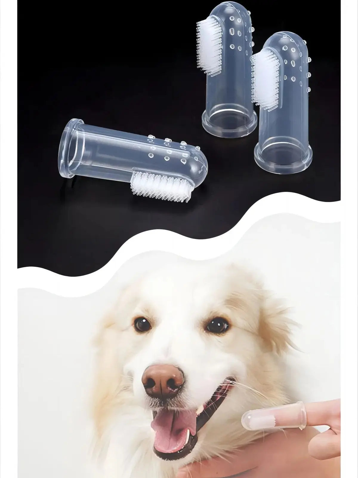 Super Soft Finger Toothbrush for Pets