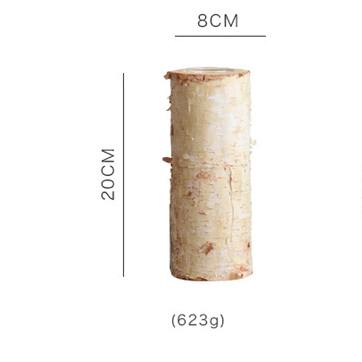 White Birch Candlestick Tea Light Holders