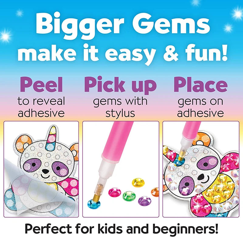 Create Big Gem Diamond Painting Sticker Kit