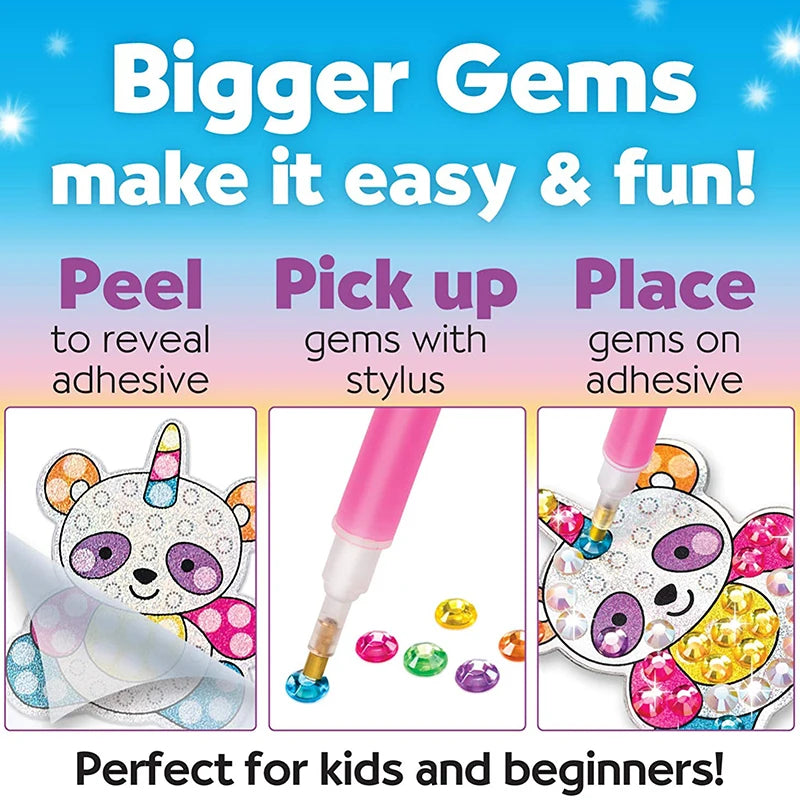 Create Big Gem Diamond Painting Sticker Kit