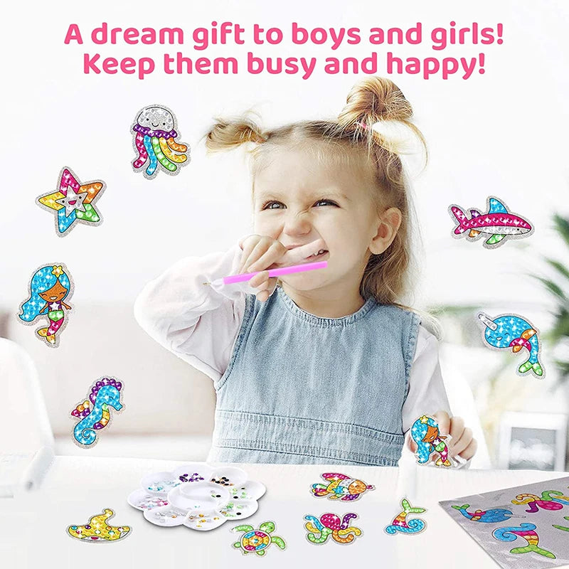Create Big Gem Diamond Painting Sticker Kit