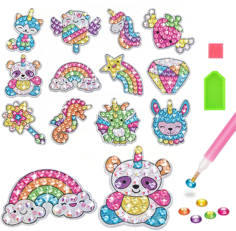 Create Big Gem Diamond Painting Sticker Kit