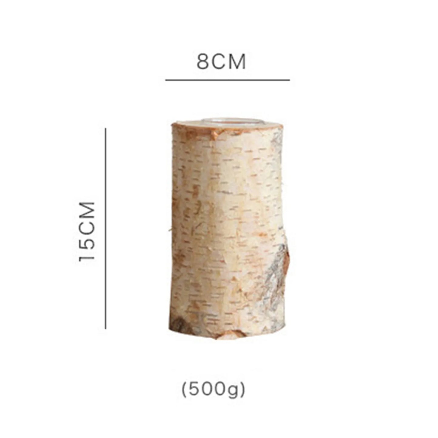 White Birch Candlestick Tea Light Holders