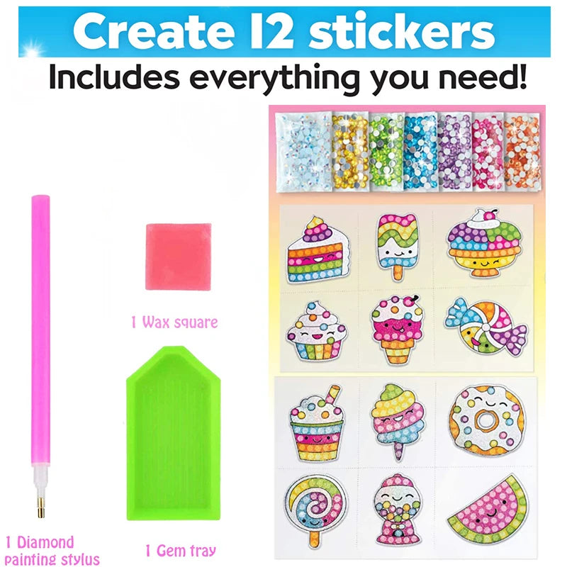 Create Big Gem Diamond Painting Sticker Kit