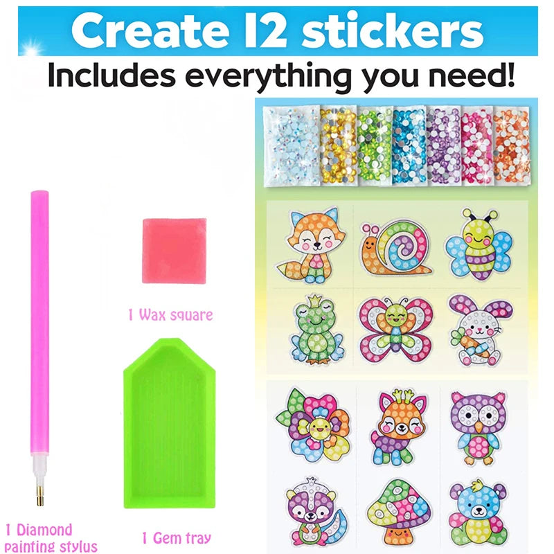 Create Big Gem Diamond Painting Sticker Kit