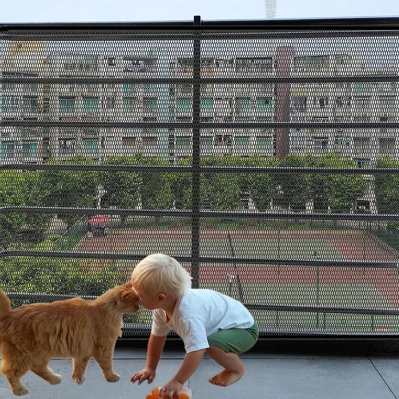 Pet Dog Barrier Mesh Gate