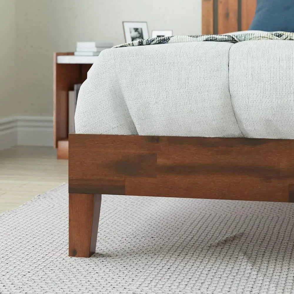 Deluxe Platform Bed with Headboard / Frame