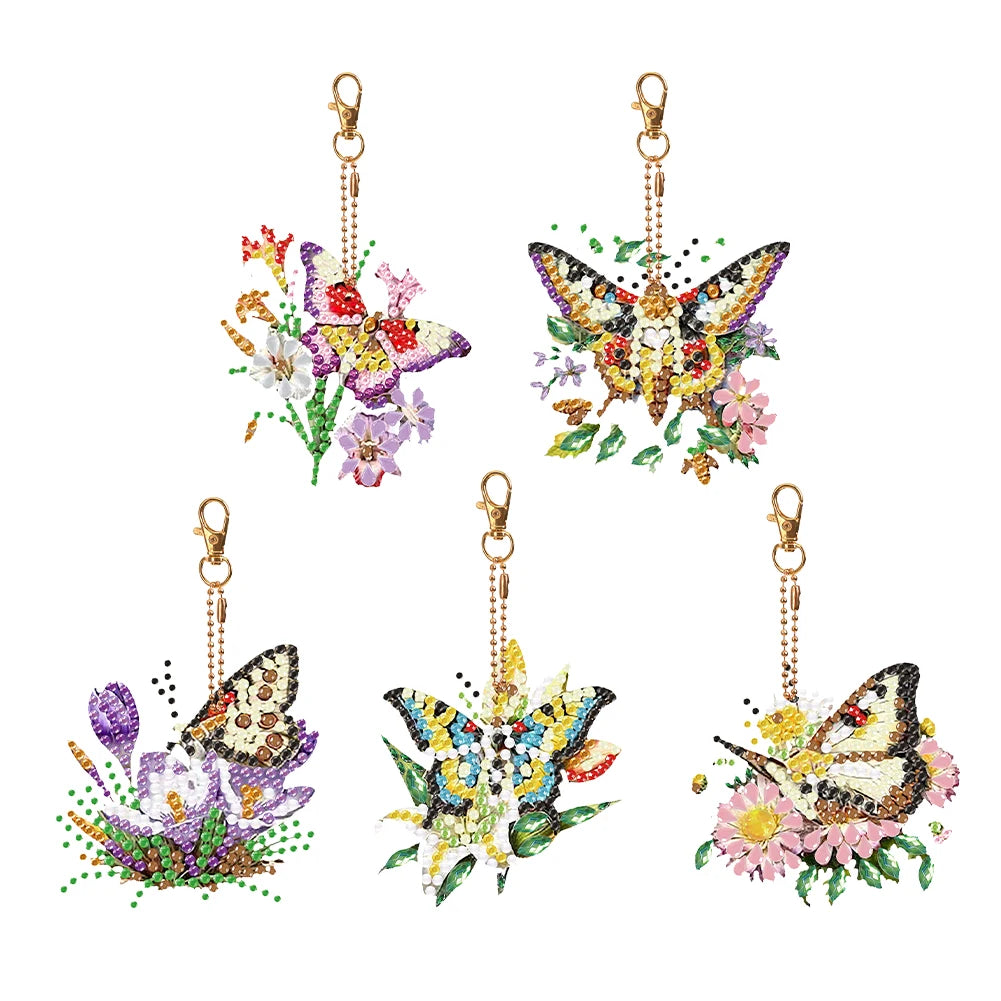 5D Diamond Painting Keychains