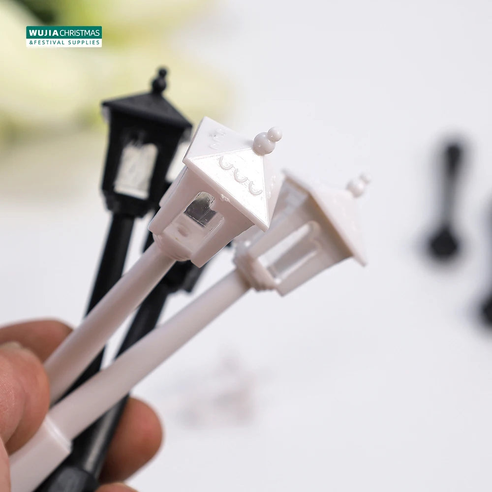 6/12 pc Miniature Street Lights for Dollhouses and DIY Decor