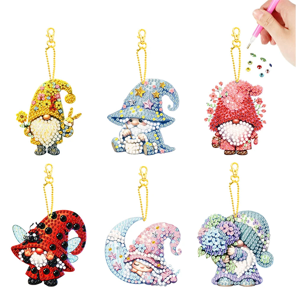 5D Diamond Painting Keychains