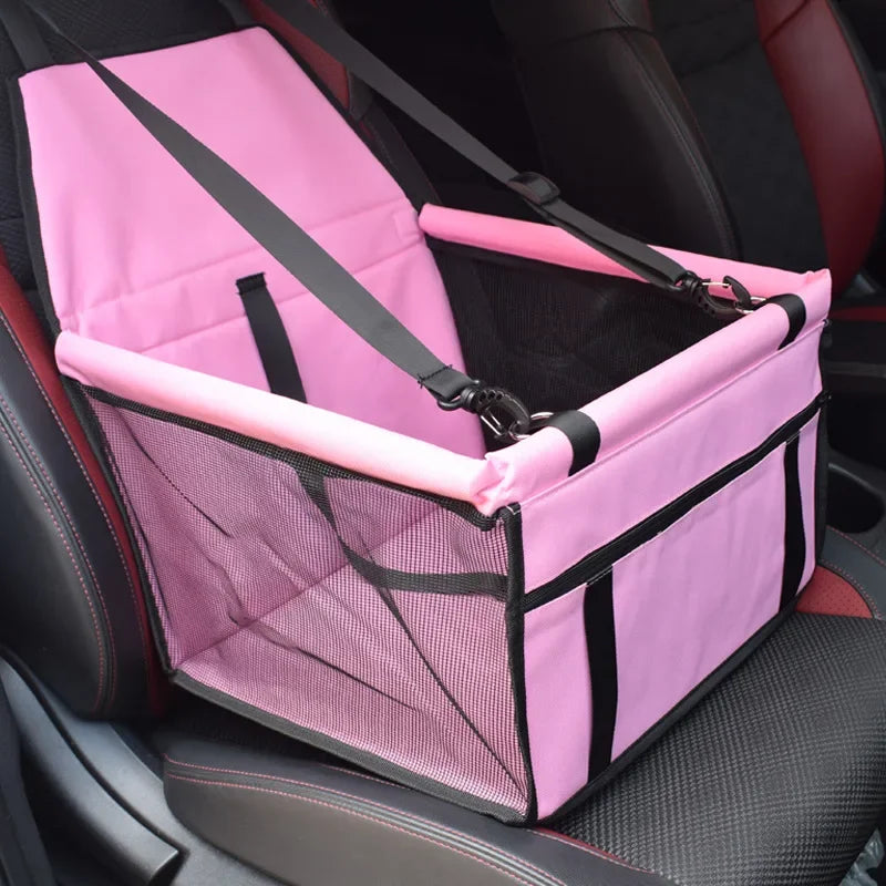 Thick Mesh Hanging Pet Travel Bag and Waterproof Mat