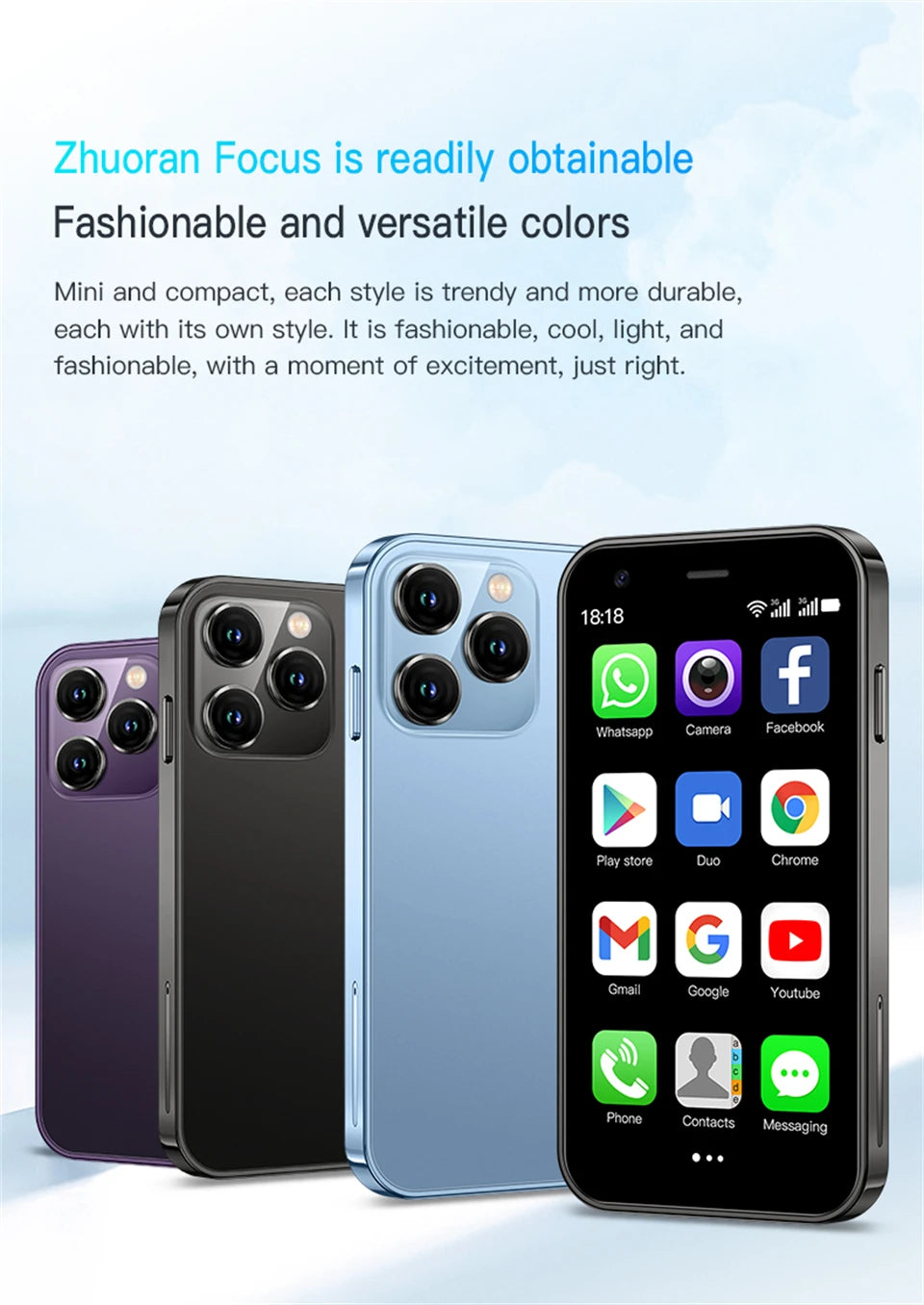 Mini Android 8.1 Smart Phone