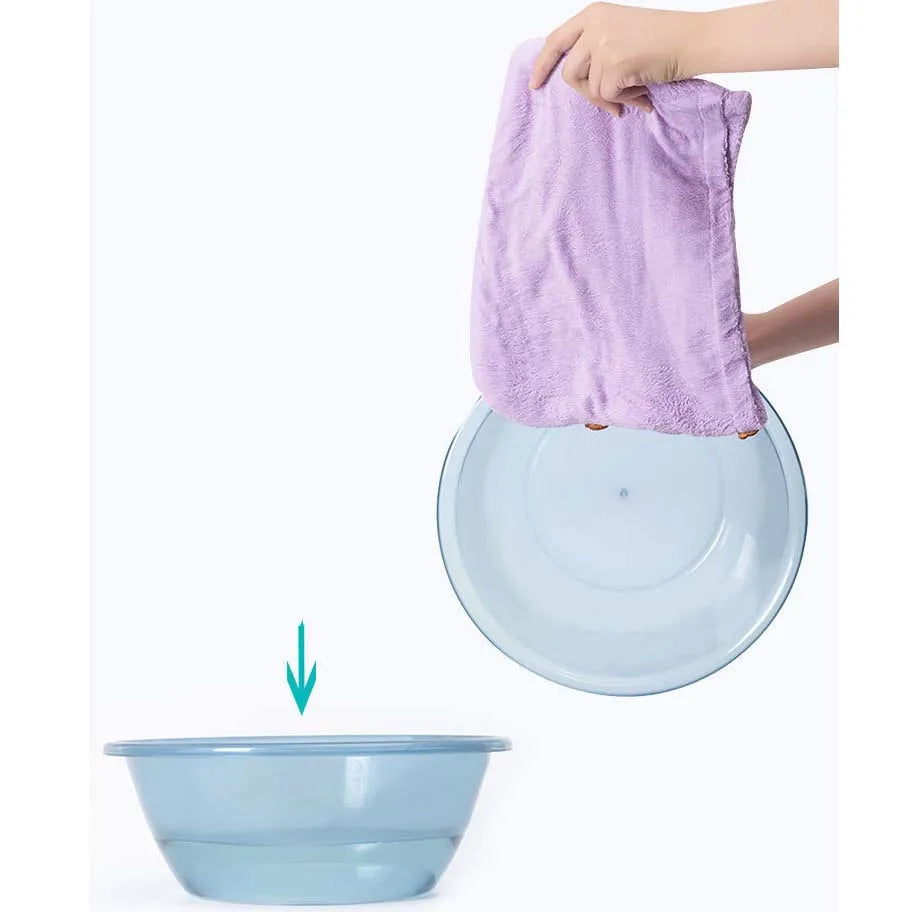 10 pc Quick Dry Hair Microfiber Towels