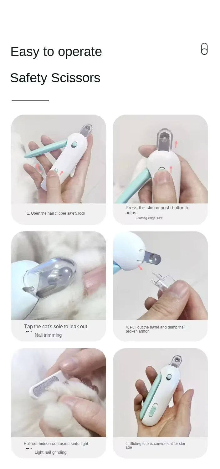 Professional Pet Nail Clippers Grooming Tool