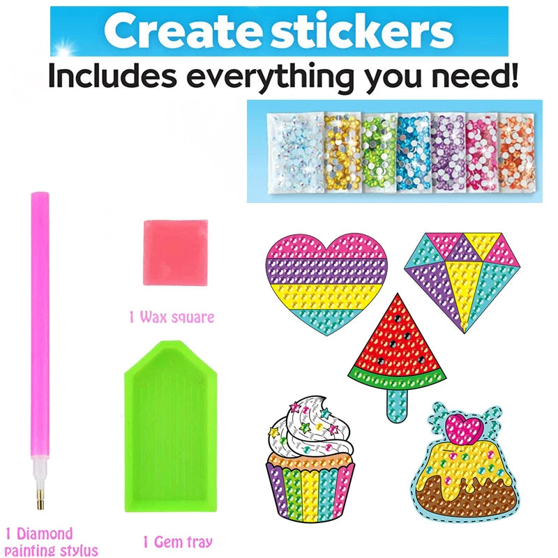 Create Big Gem Diamond Painting Sticker Kit