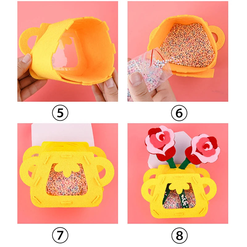 DIY Flower Toy Montessori Arts and Crafts Set