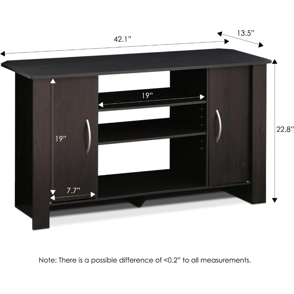 TV Stand Entertainment Center, Espresso