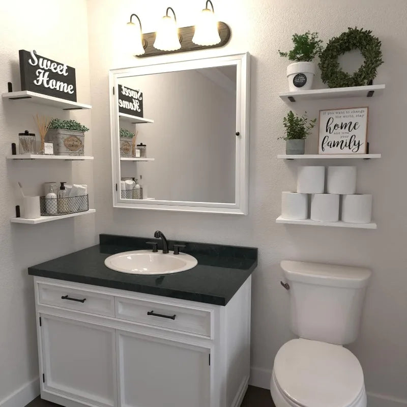 Wood Rustic Farmhouse Shelves