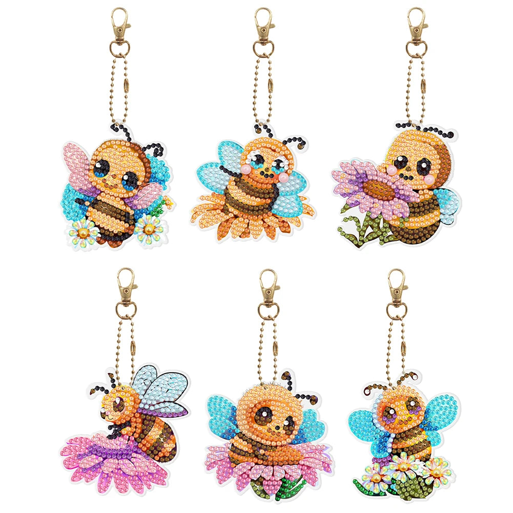 5D Diamond Painting Keychains