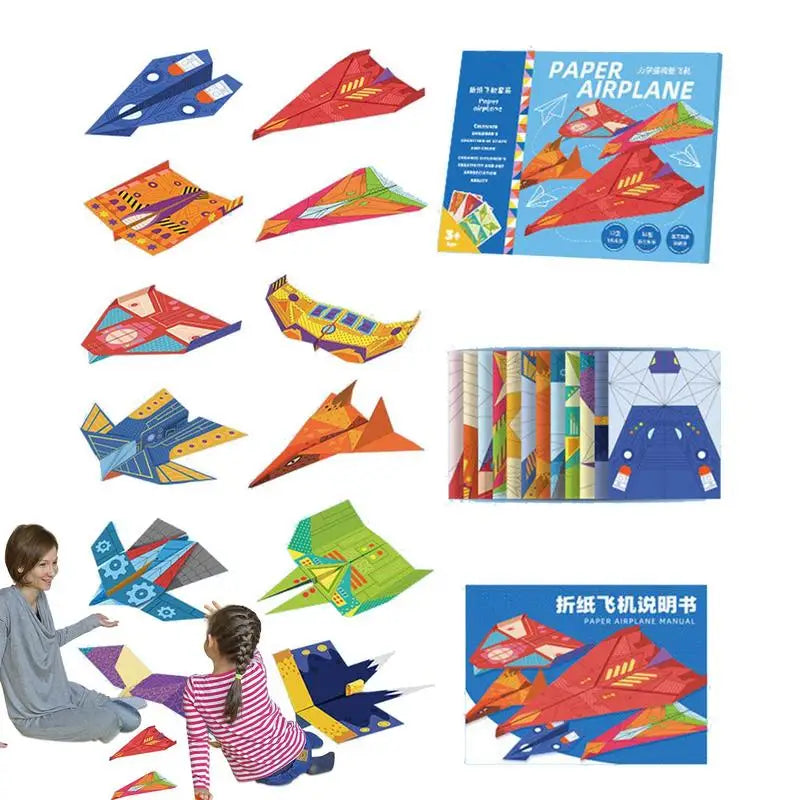 Paper Origami Craft Kit, airplanes, shapes and vehicles