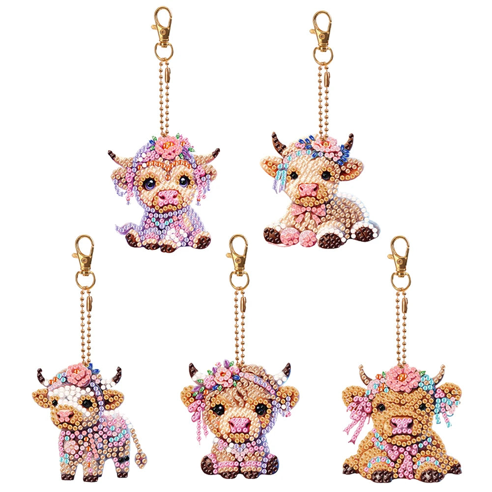 5D Diamond Painting Keychains