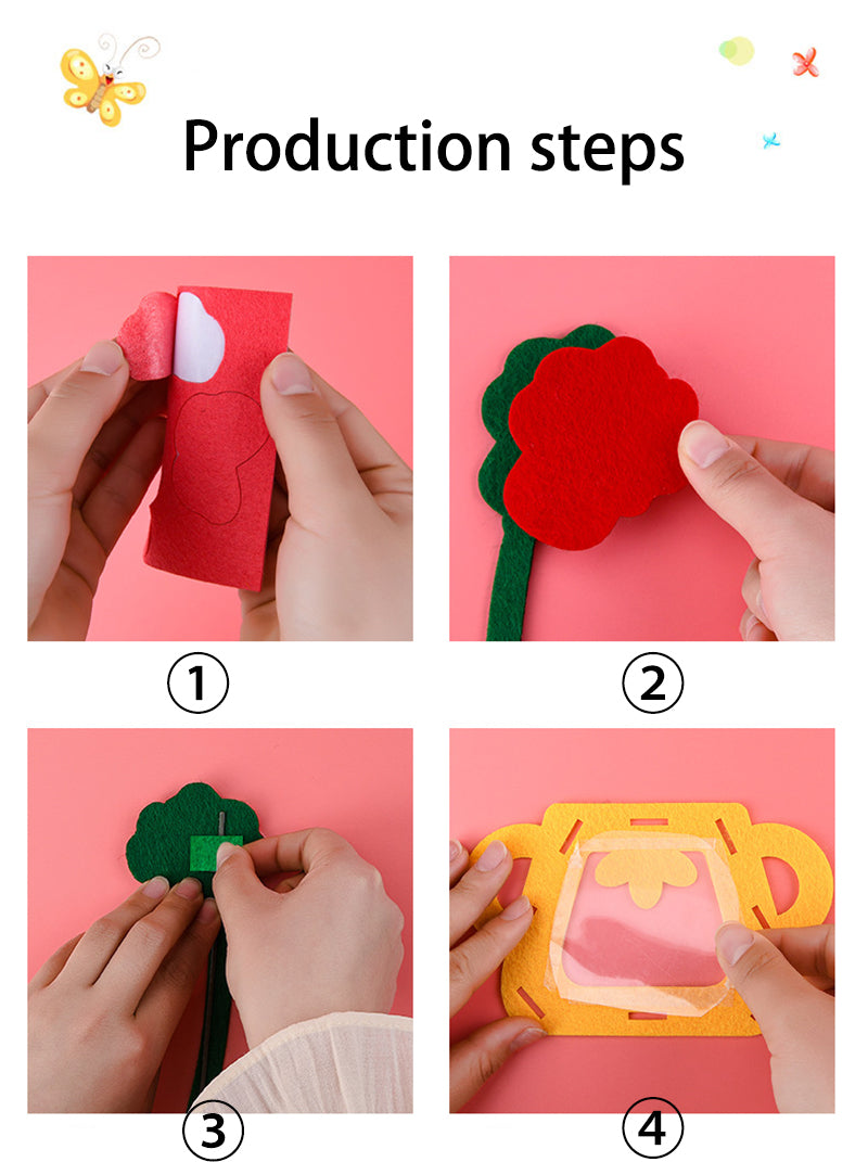 DIY Flower Toy Montessori Arts and Crafts Set