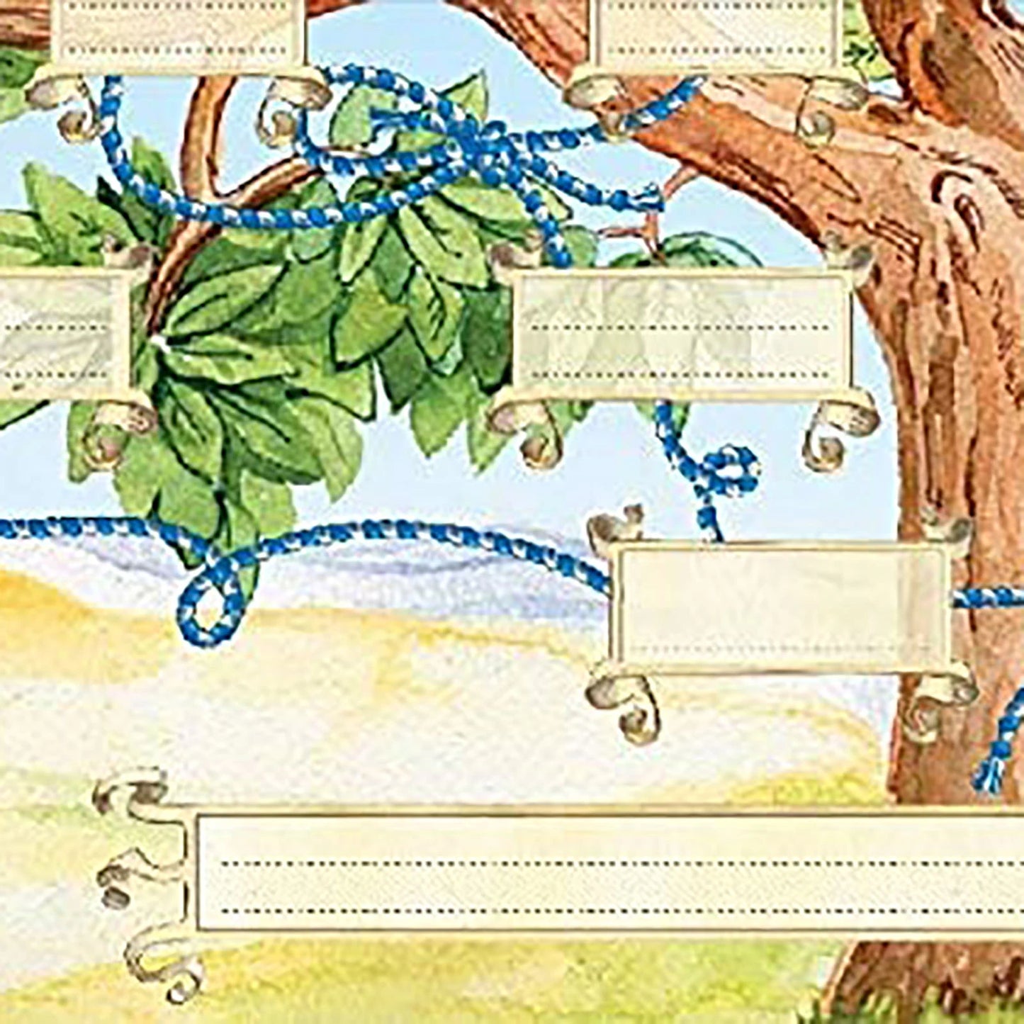 Family Tree Charts DIY Canvas
