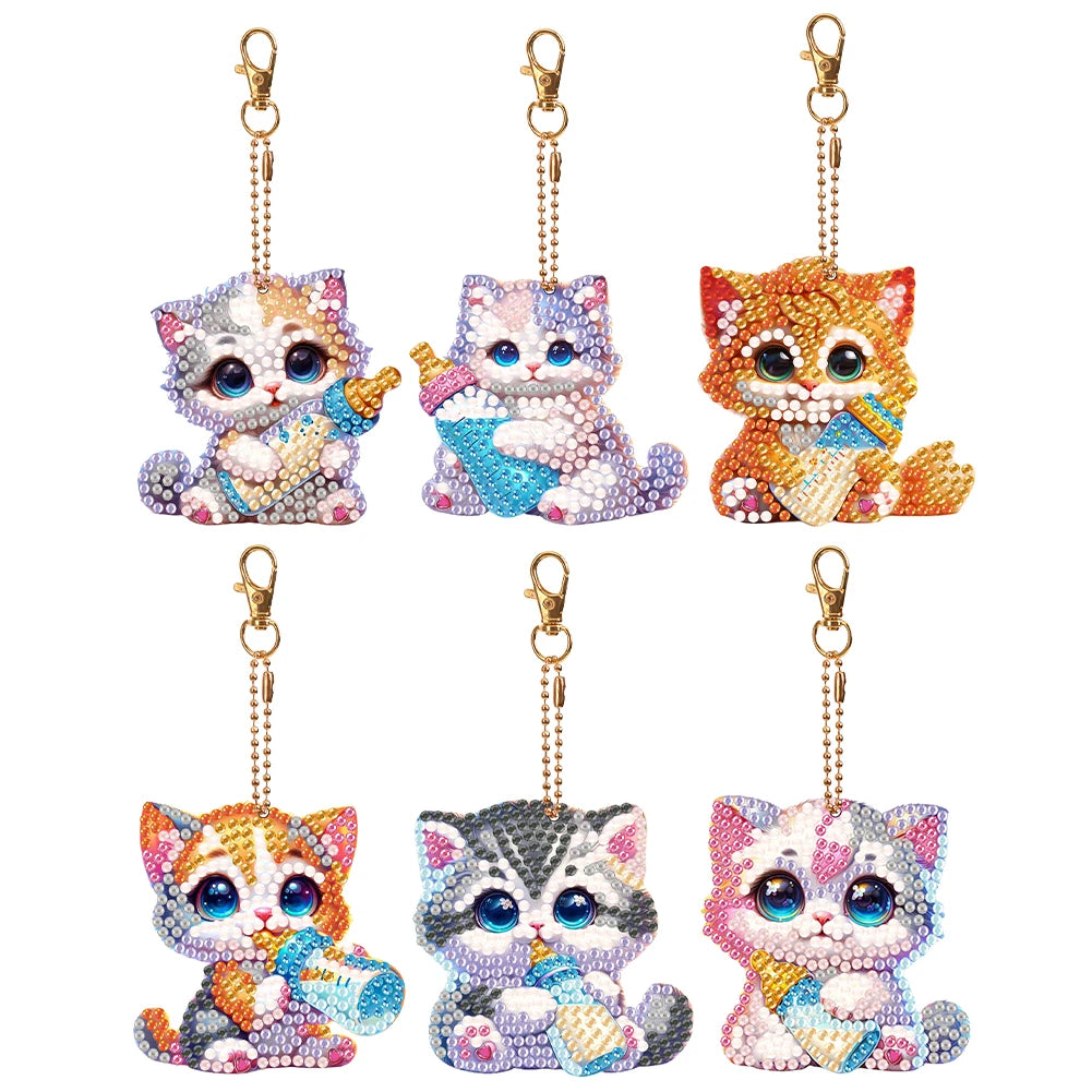5D Diamond Painting Keychains