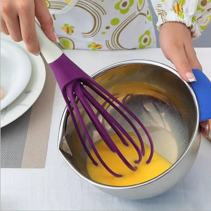 Multifunctional Rotary Manual Egg Beater Whisk
