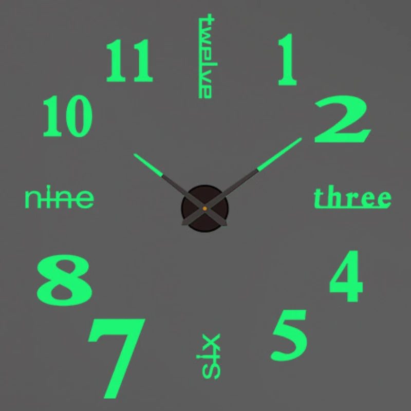 Modern Design Large Wall Clock 3D