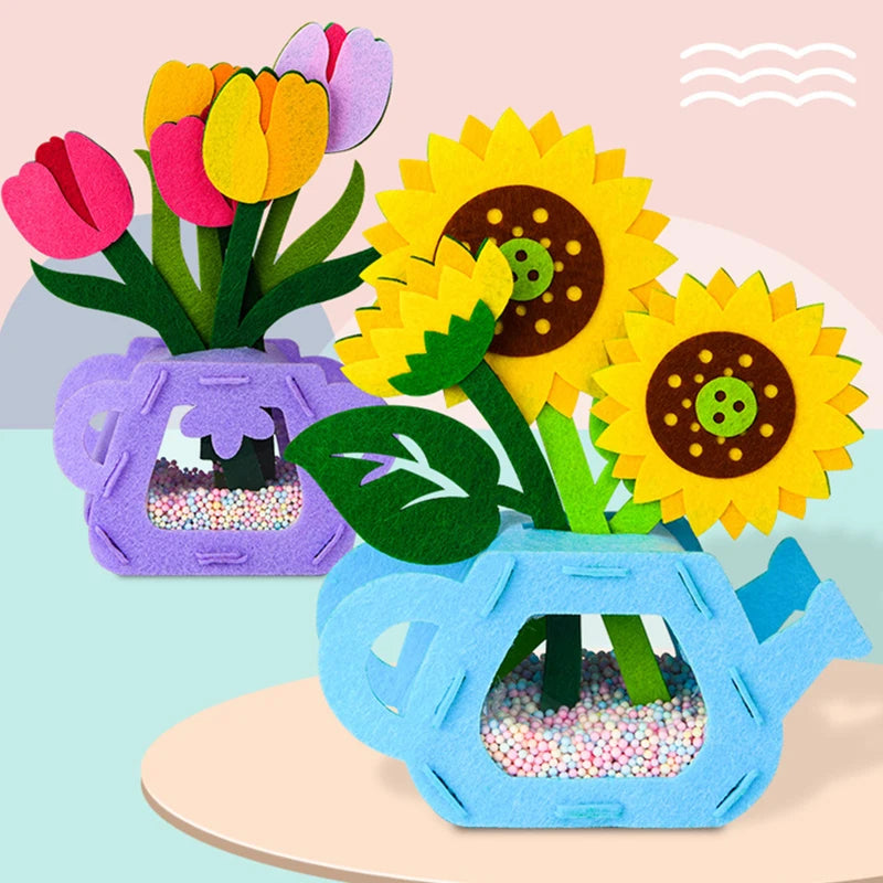DIY Flower Toy Montessori Arts and Crafts Set