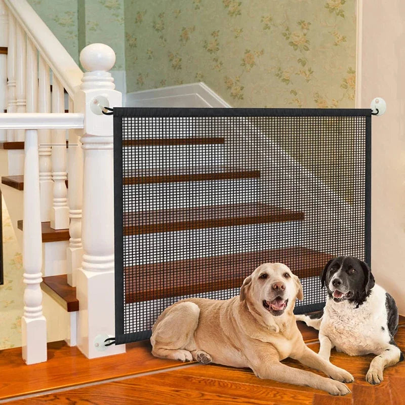Pet Dog Barrier Mesh Gate