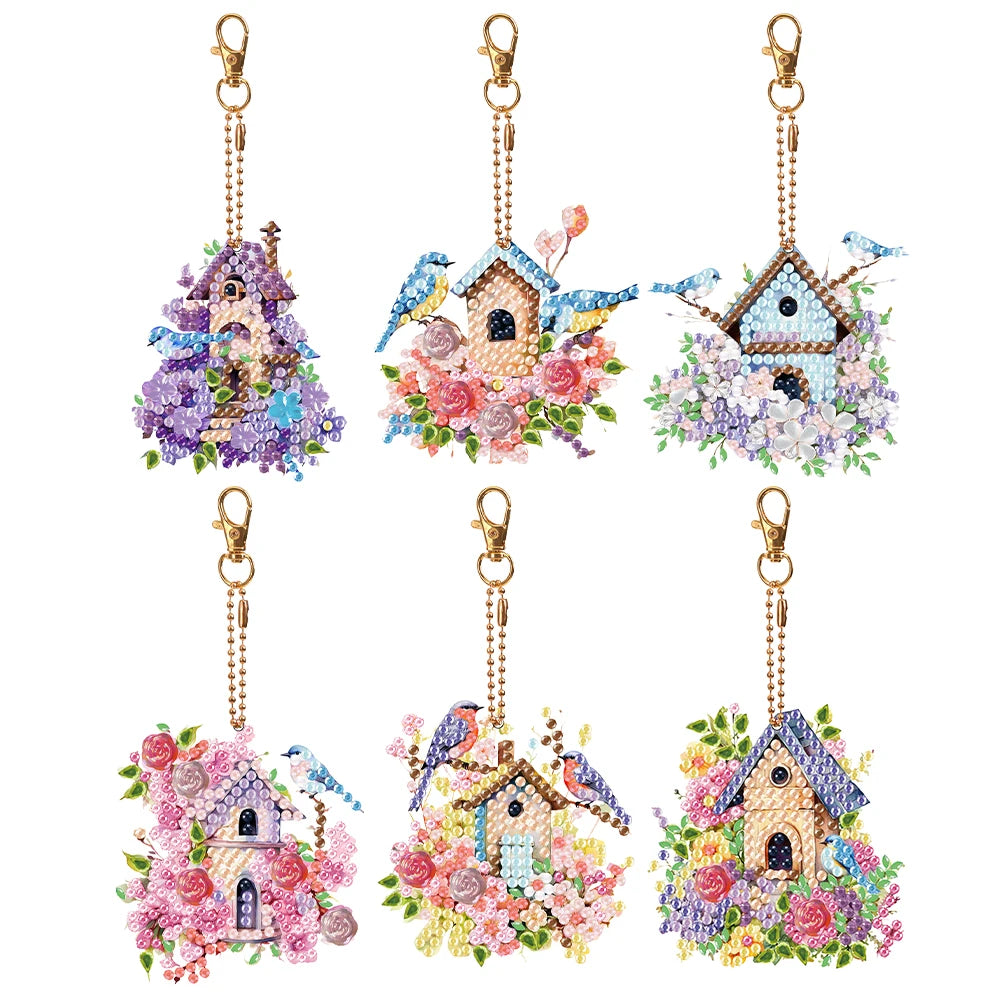 5D Diamond Painting Keychains
