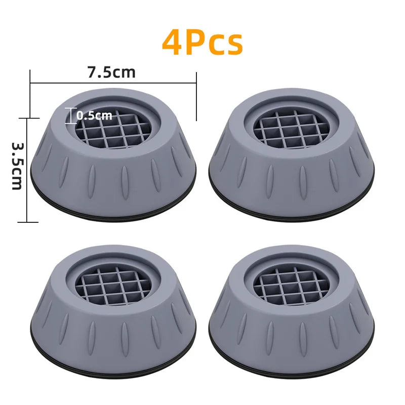 4 Pcs Rubber Anti Vibration Feet