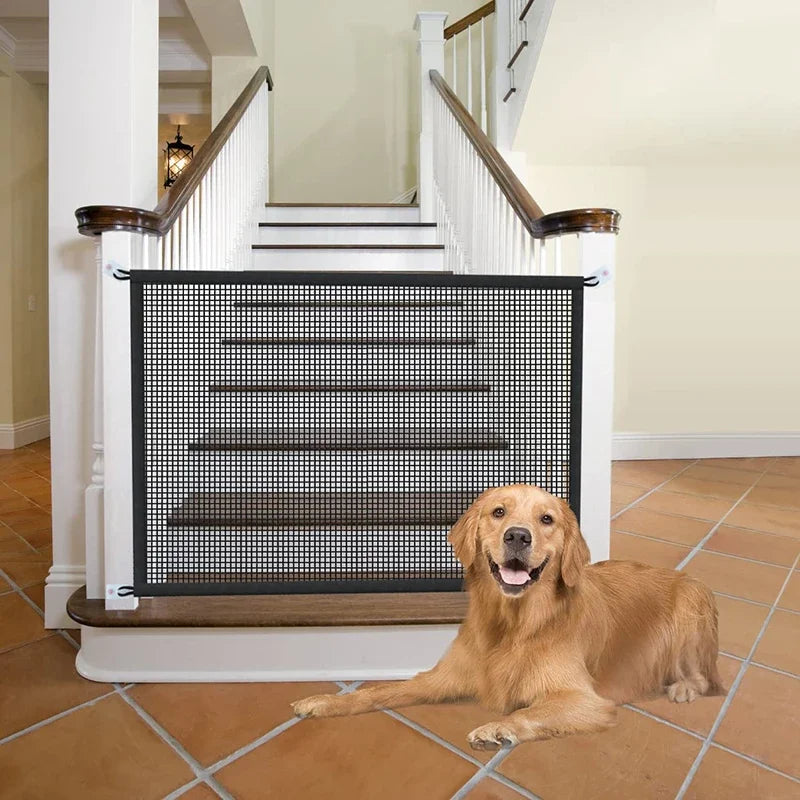 Pet Dog Barrier Mesh Gate