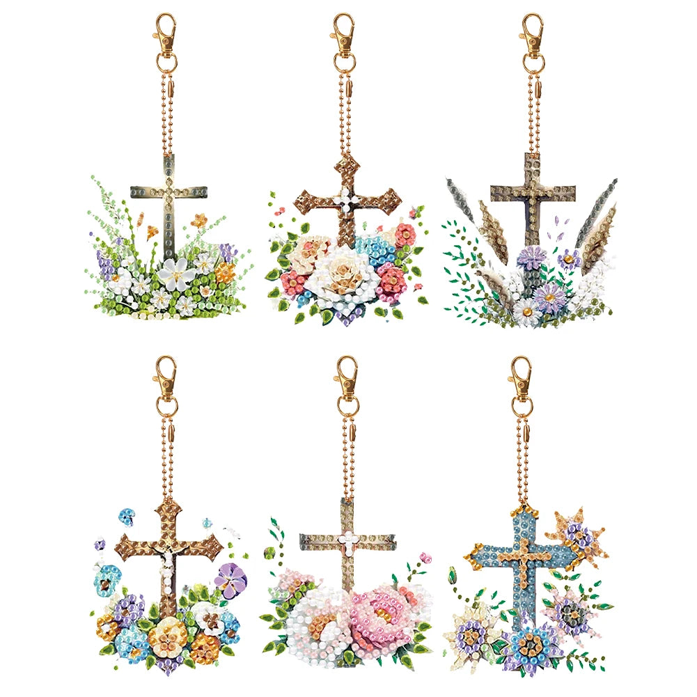 5D Diamond Painting Keychains