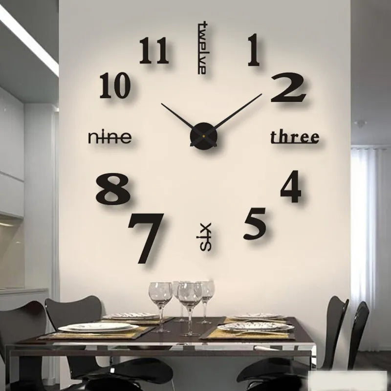Modern Design Large Wall Clock 3D