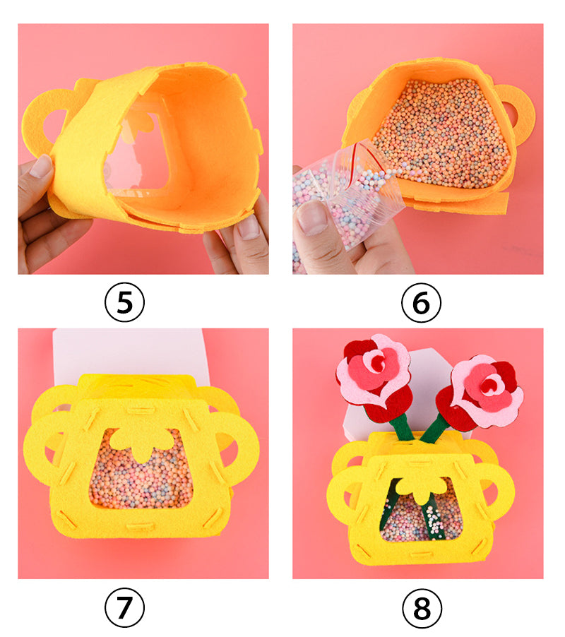 DIY Flower Toy Montessori Arts and Crafts Set