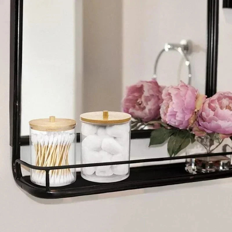 Acrylic Storage Box with Bamboo Lid