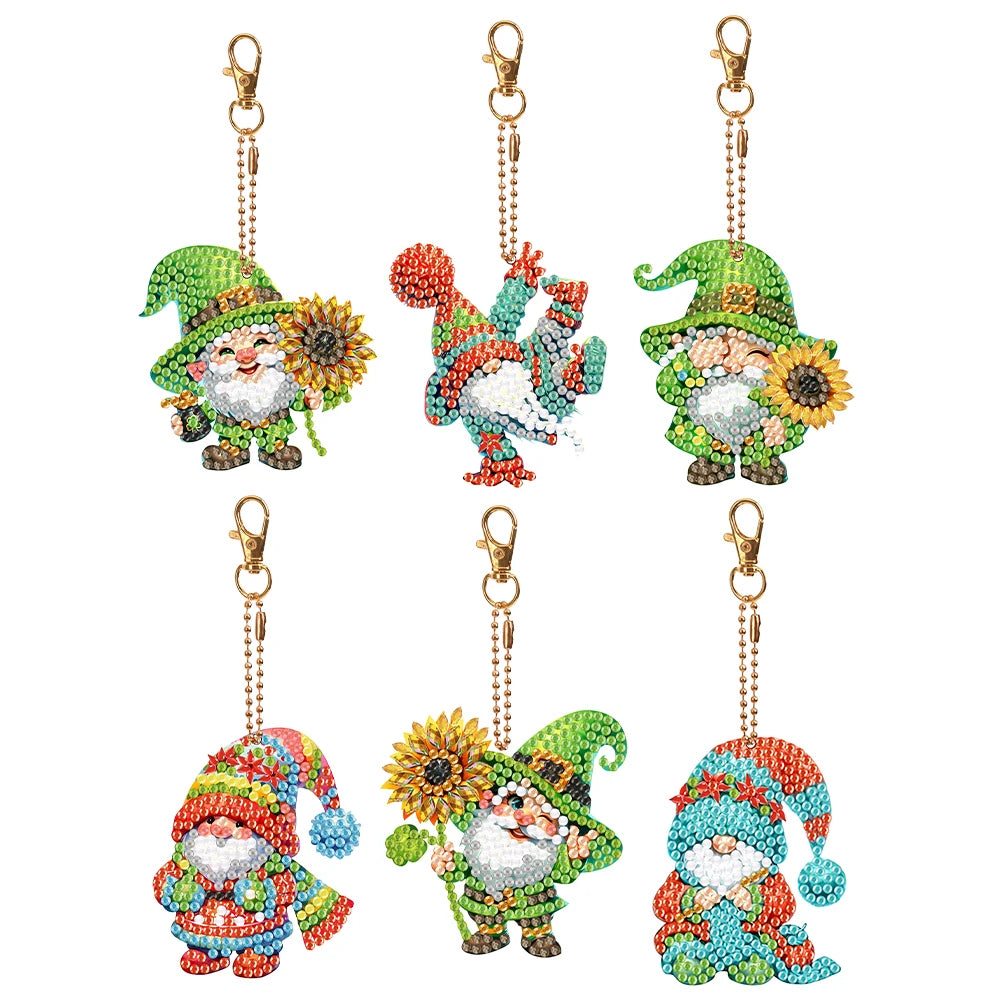 5D Diamond Painting Keychains
