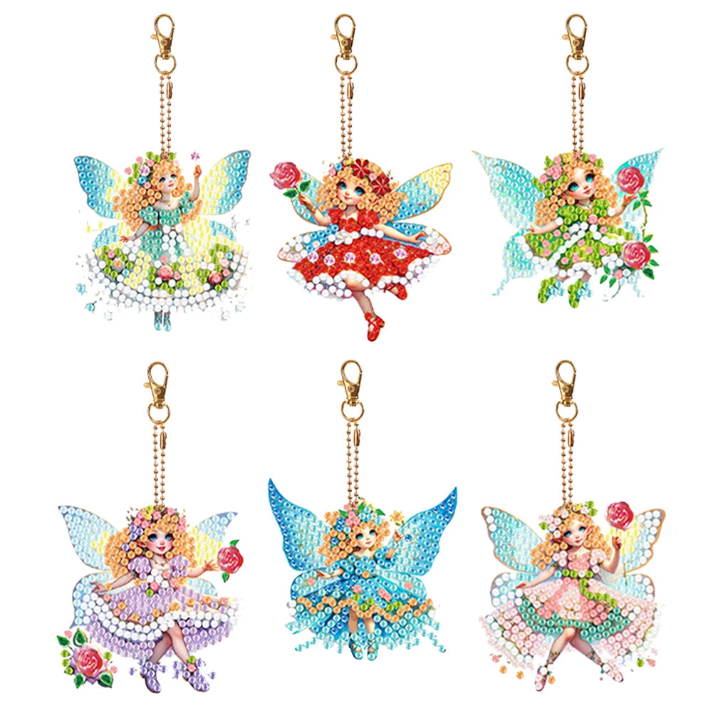 5D Diamond Painting Keychains