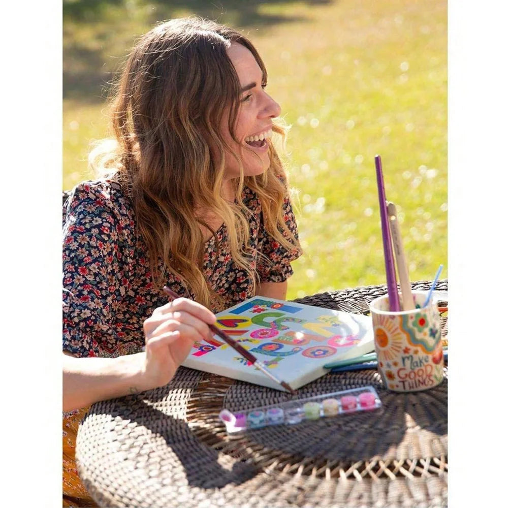 Paint by Numbers Kit for Beginner on Canvas
