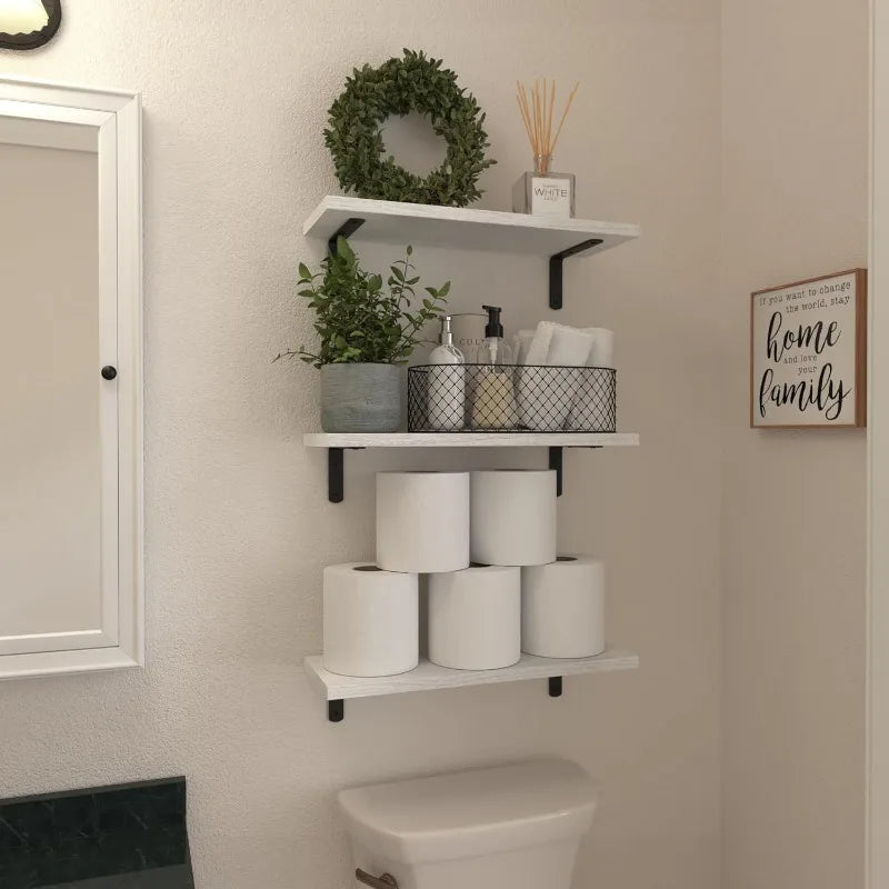 Wood Rustic Farmhouse Shelves