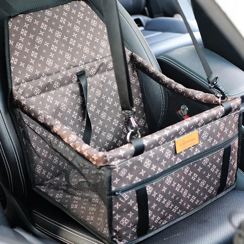Thick Mesh Hanging Pet Travel Bag and Waterproof Mat
