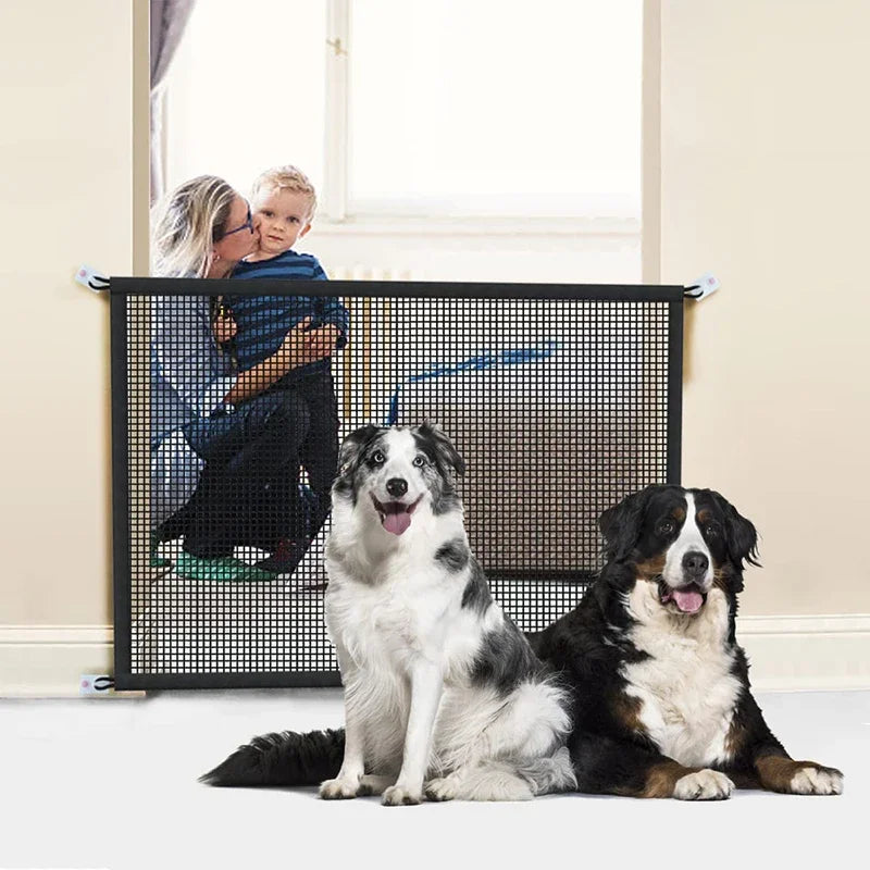 Pet Dog Barrier Mesh Gate