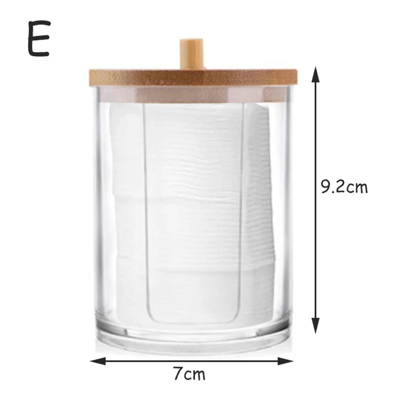 Acrylic Storage Box with Bamboo Lid