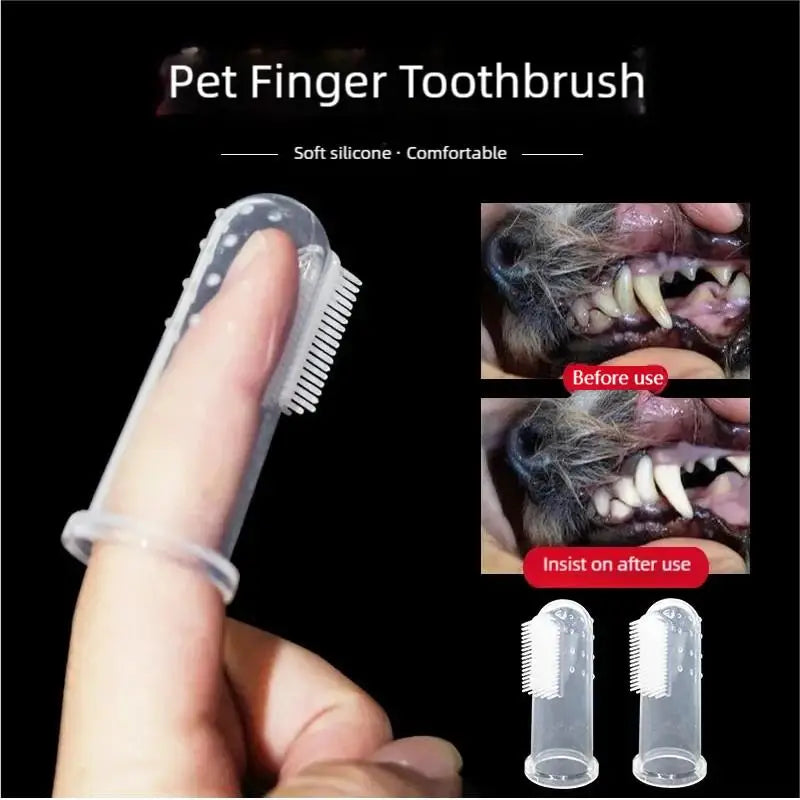 Super Soft Finger Toothbrush for Pets