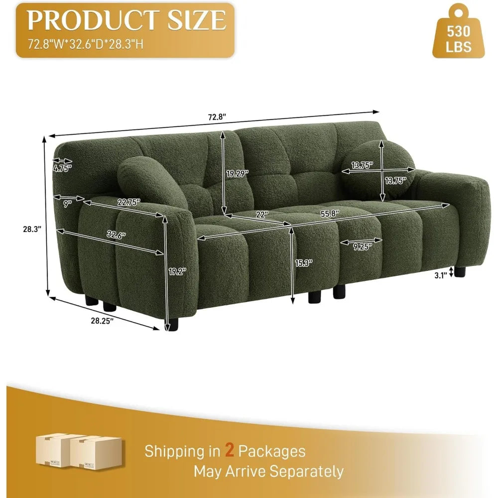 Deep Seat Sherpa Loveseat