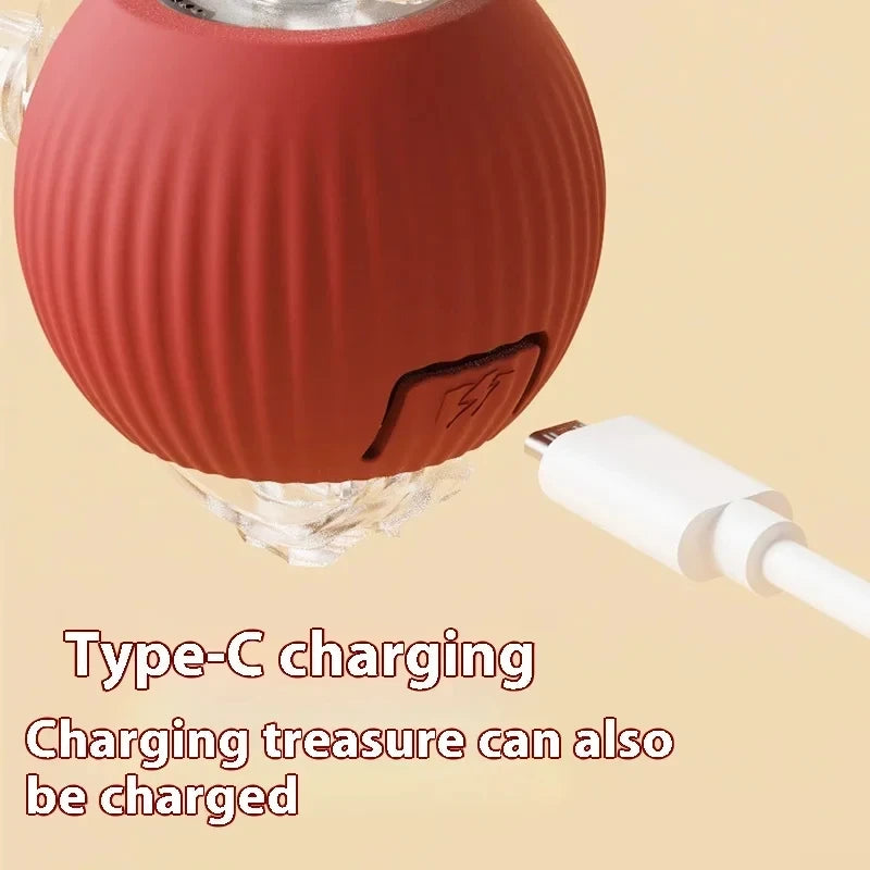 Interactive Plush Teasing Cat Toy Ball